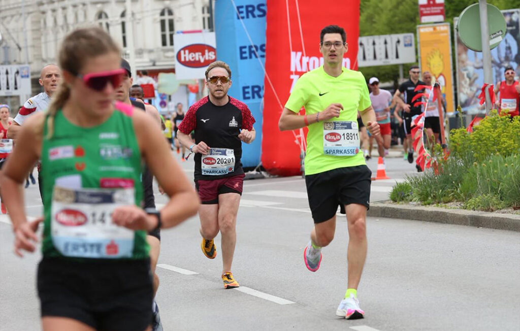 Laufcoach Patrick Pöschl in Wien beim Halbmarathon